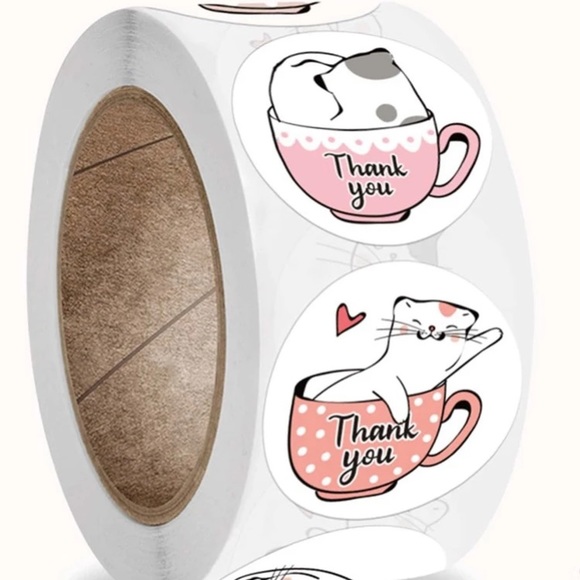 Restock!! 4.9 ⭐️ 500 pcs Cartoon Cat Stickers - Picture 3 of 4